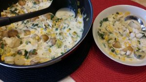 Photo of smoked haddock chowder